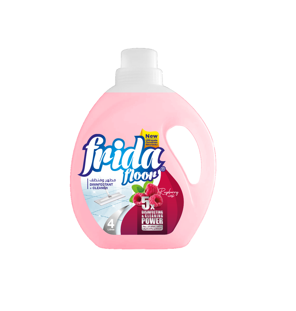 Frida Floor Cleaner & Disinfectant Raspberry - 4 L | SRV